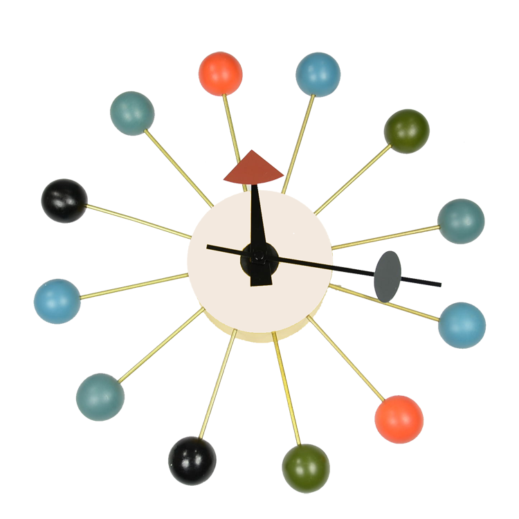 Dominidesign Wall clock Ball Clock multicolor