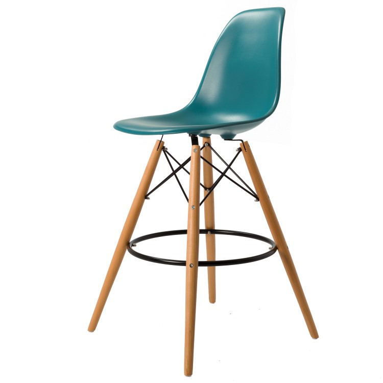 Dominidesign Barstool DSW matte PP oceanblue