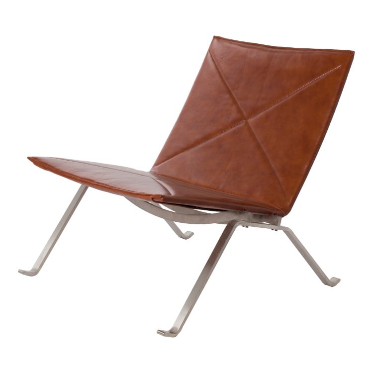 Dominidesign Lounge chair PK22 cognac