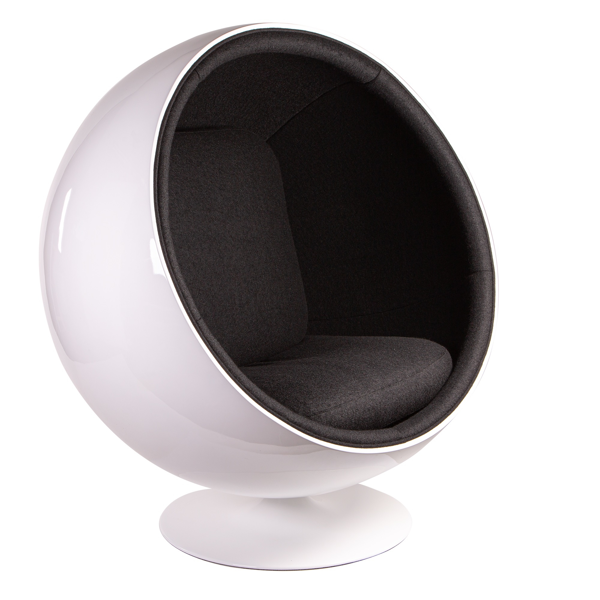 Dominidesign Lounge chair Ball Chair Fibreglass white