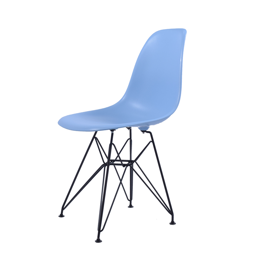 Dominidesign Dining chair DSR Black base ABS lightblue