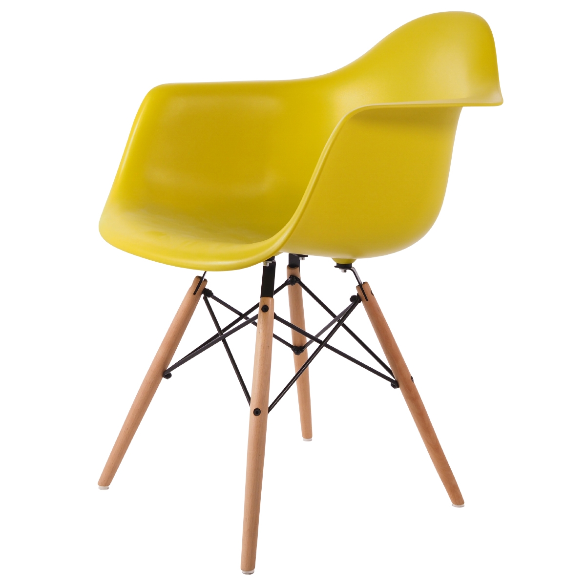 Dominidesign Dining chair DAW matte PP mustard