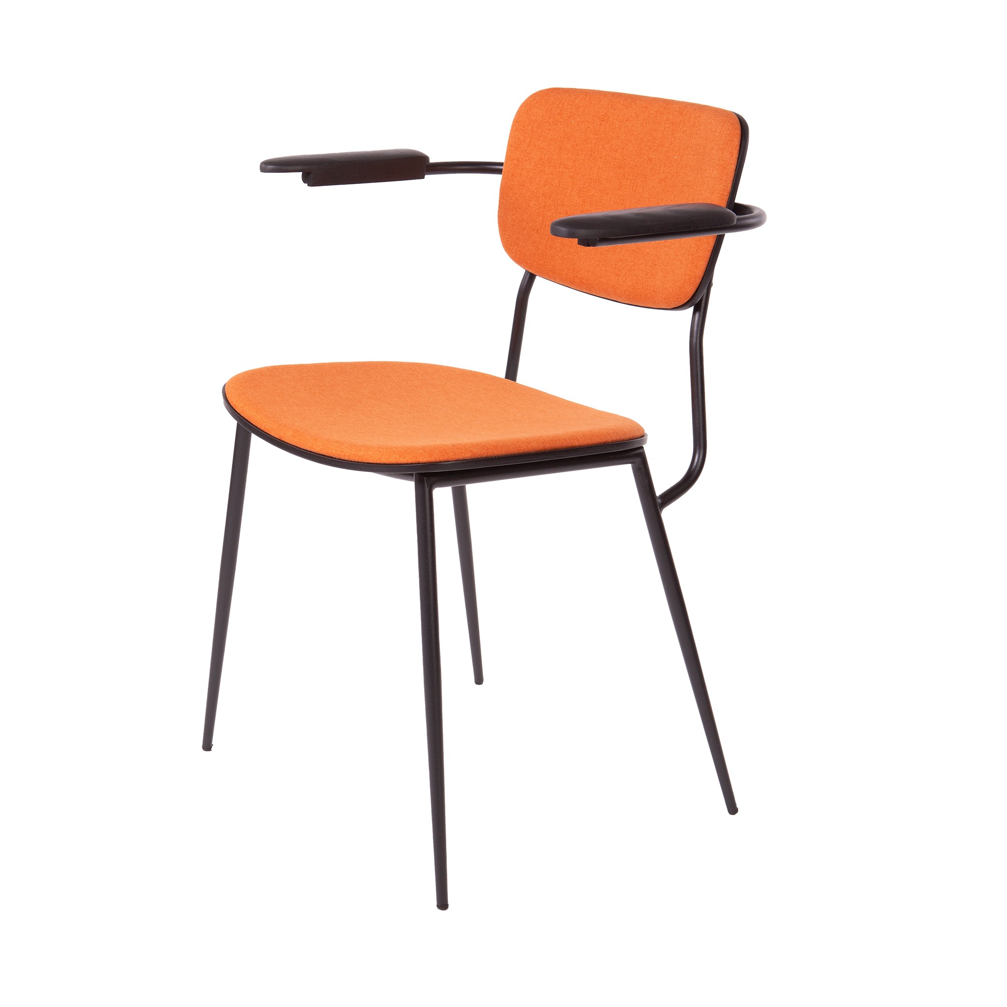 Dominidesign Dining chair College Stackable chair orange