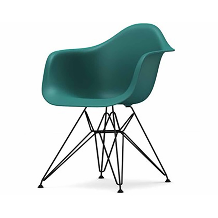 Dominidesign Dining chair DAR Black base PP oceanblue