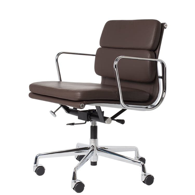 Dominidesign Office chair EA217 Leather brown