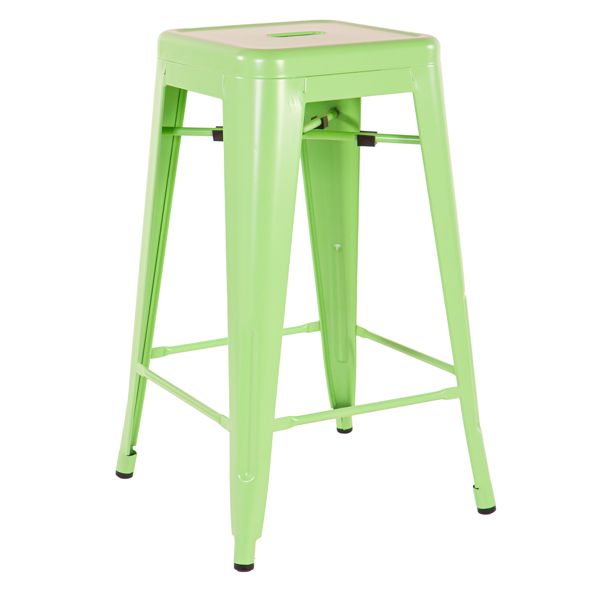 Dominidesign Barstool Tolix style barstool 66cm matt lightgreen