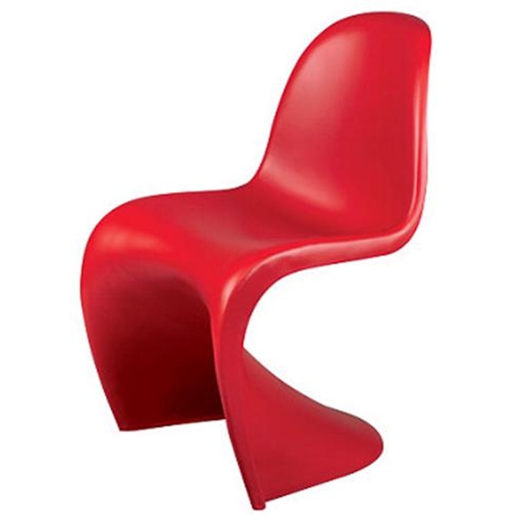 Dominidesign Dining chair Panton S-seat matte PP red