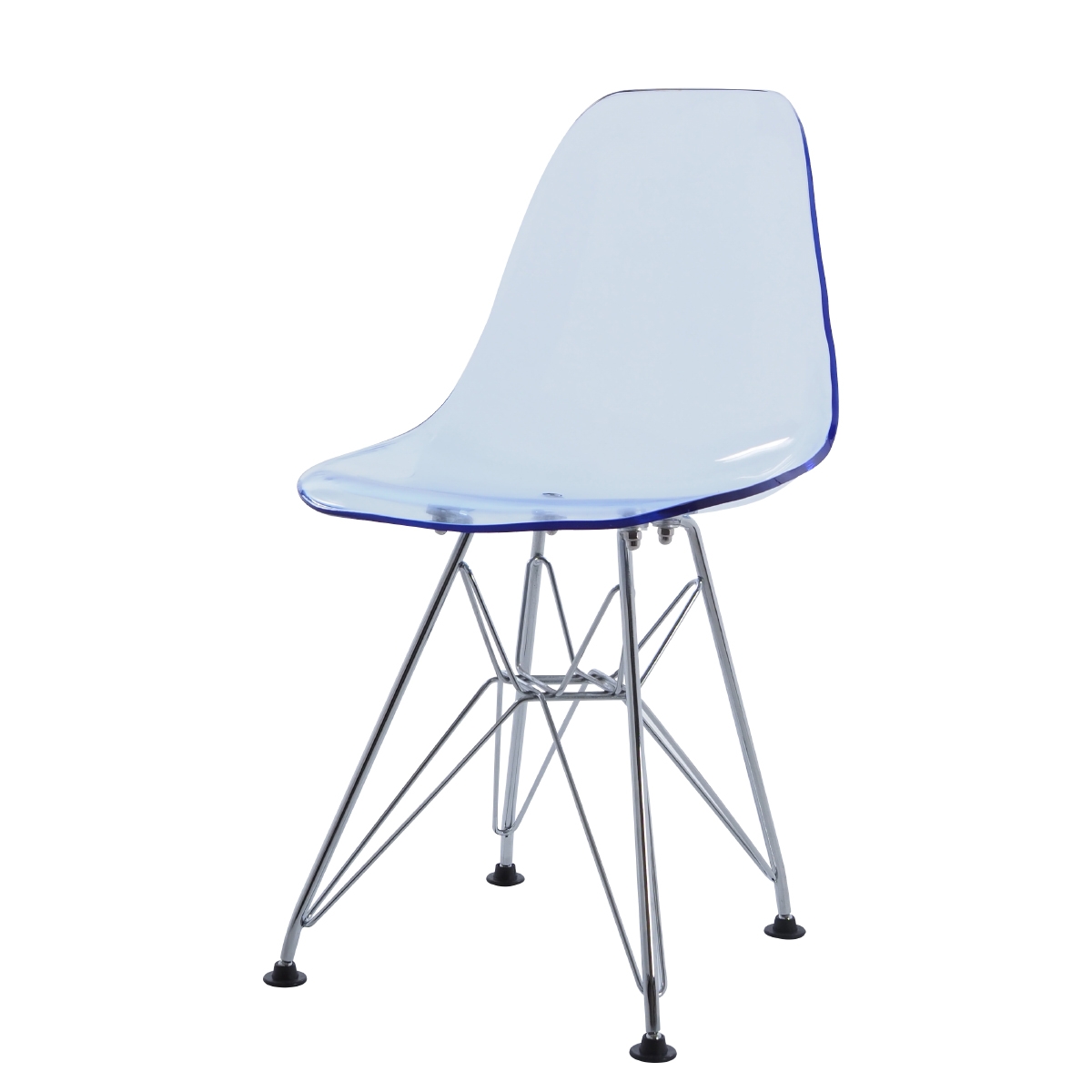 Dominidesign Children's chair DSR Junior transparent blue