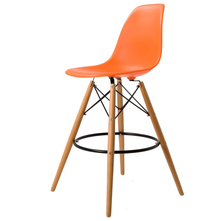Dominidesign Barstool DSW matte PP orange