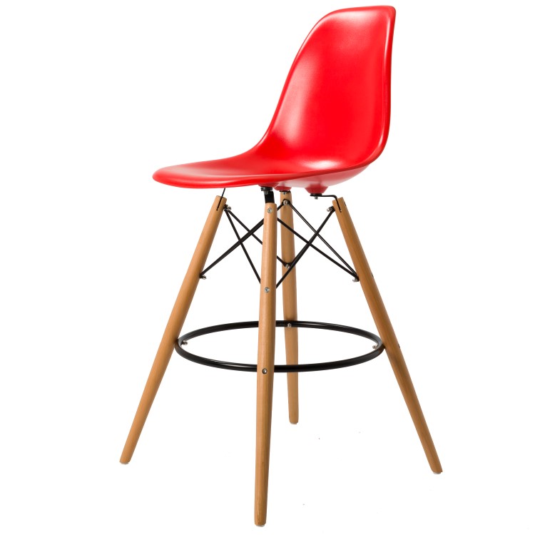Dominidesign Barstool DSW stool ABS red