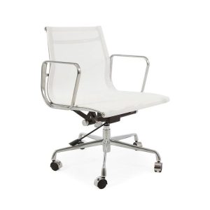 Dominidesign Office chair EA117 mesh netweave white