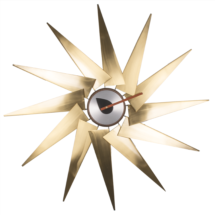 Dominidesign Wall clock Windmill clock Metal