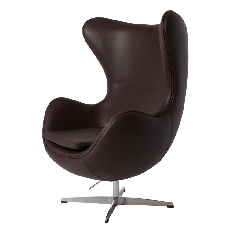 Dominidesign Lounge chair Egg chair Leather brown