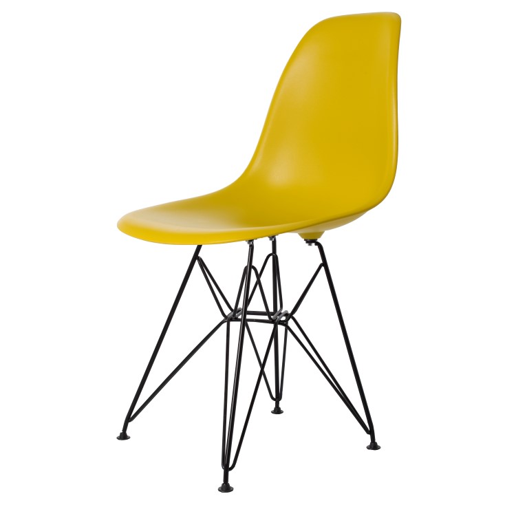 Dominidesign Dining chair DSR matte PP mustard