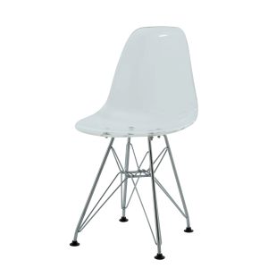 Dominidesign Children's chair DSR Junior transparent white