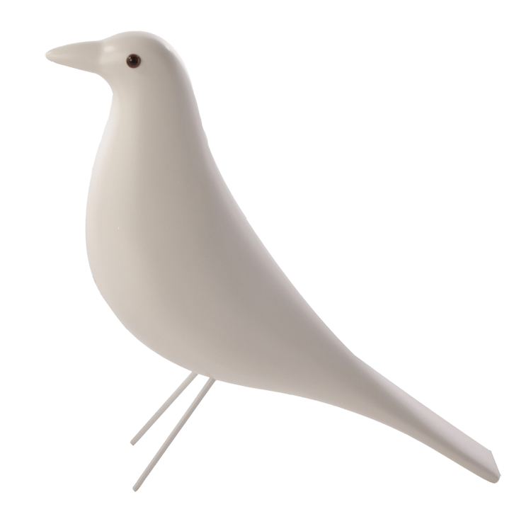 Dominidesign Decoration Housebird white