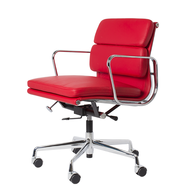 Dominidesign Office chair EA217 Leather red