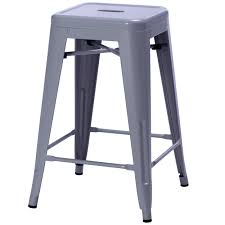 Dominidesign Barstool Tolix style barstool 66cm matt grey