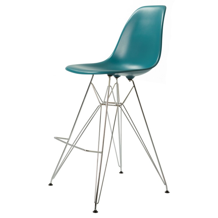 Dominidesign Barstool DSR matte PP oceanblue