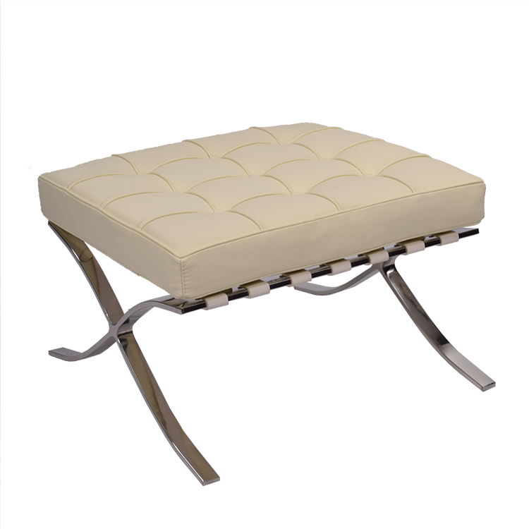 Dominidesign Ottoman Barcelona Pavillion cream