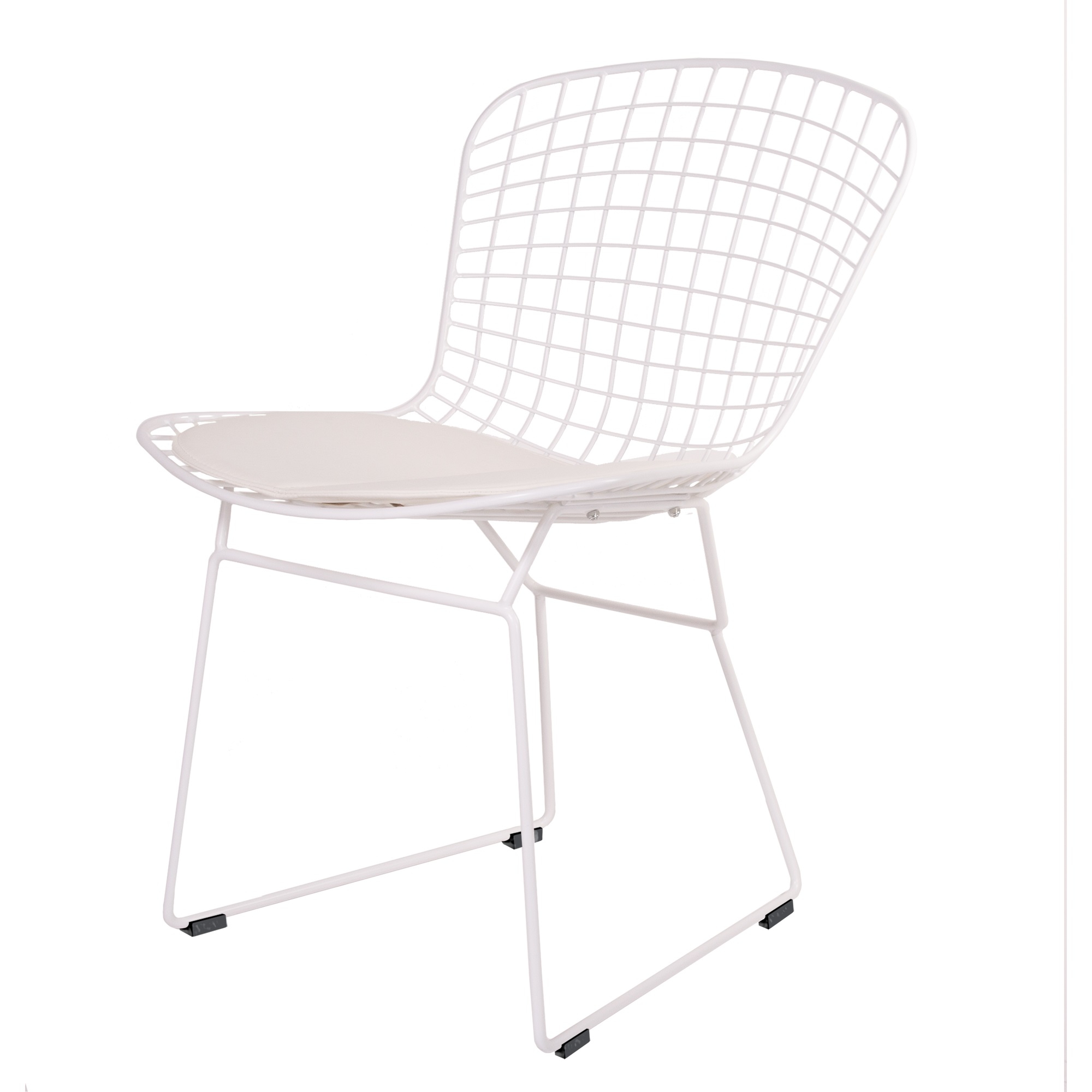 Dominidesign Dining chair Bertoia White frame white