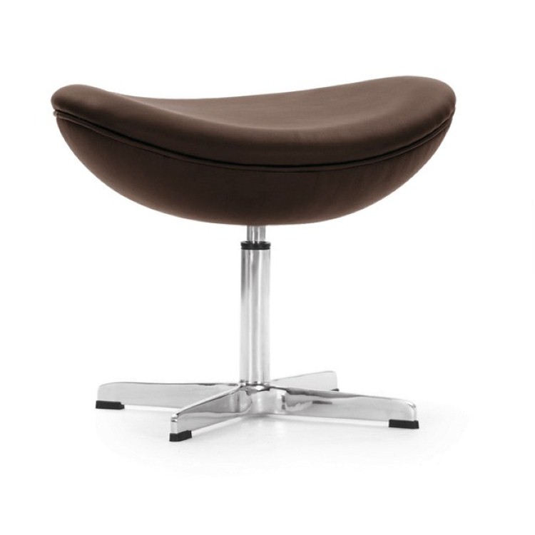 Dominidesign Footstool Egg chair Leather brown