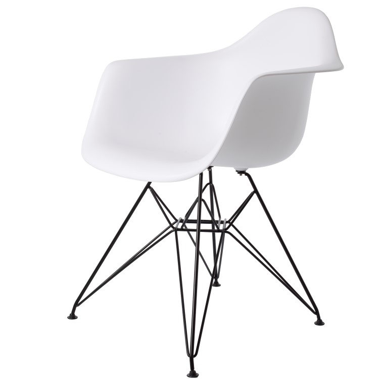 Dominidesign Dining chair DAR Black base PP white