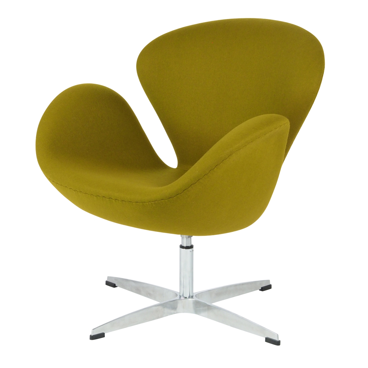 Dominidesign Lounge chair Swan Cashmere olive green