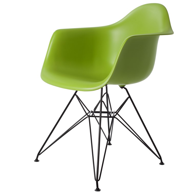 Dominidesign Dining chair DAR Black base PP green