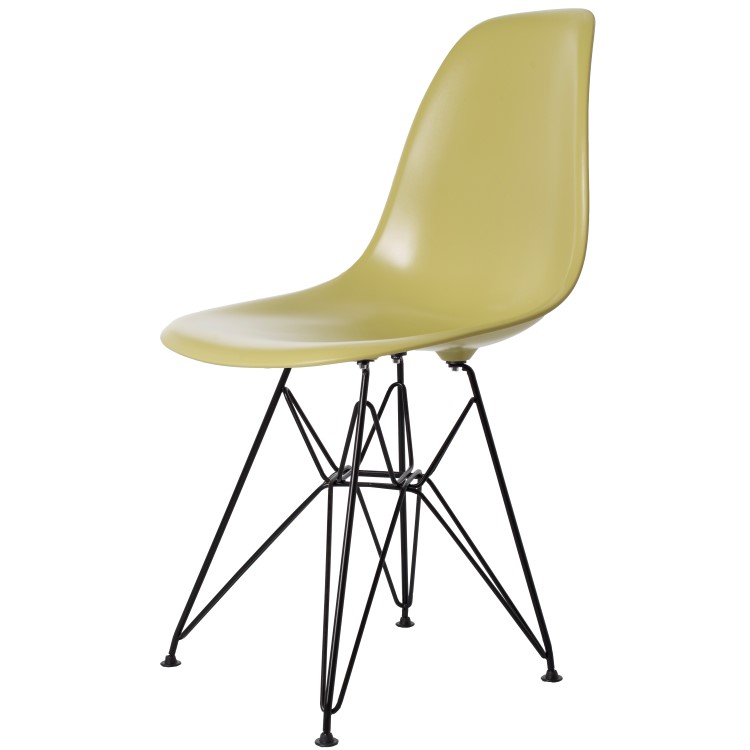 Dominidesign Dining chair DSR Black base ABS olivegreen